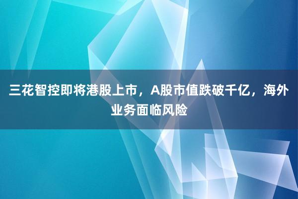 三花智控即将港股上市，A股市值跌破千亿，海外业务面临风险