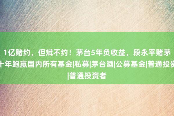 1亿赌约，但斌不约！茅台5年负收益，段永平赌茅台十年跑赢国内所有基金|私募|茅台酒|公募基金|普通投资者