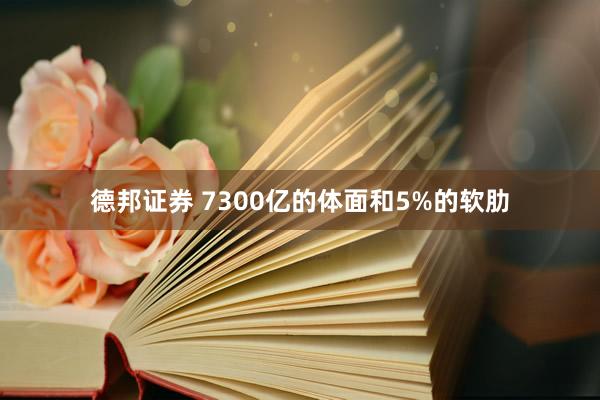 德邦证券 7300亿的体面和5%的软肋