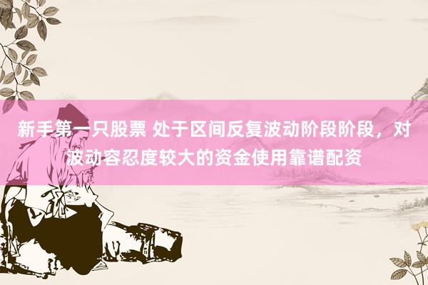 新手第一只股票 处于区间反复波动阶段阶段，对波动容忍度较大的资金使用靠谱配资