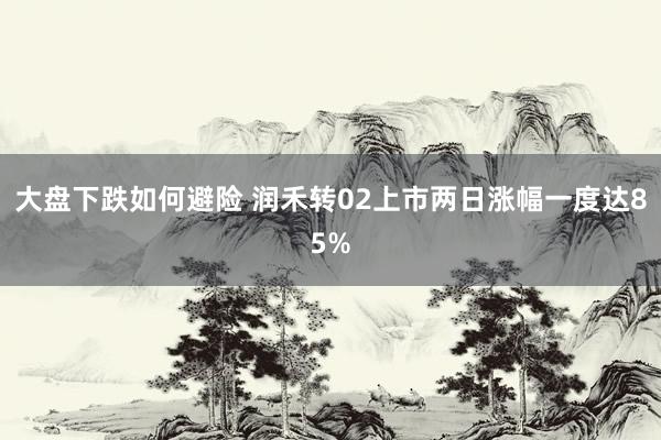 大盘下跌如何避险 润禾转02上市两日涨幅一度达85%